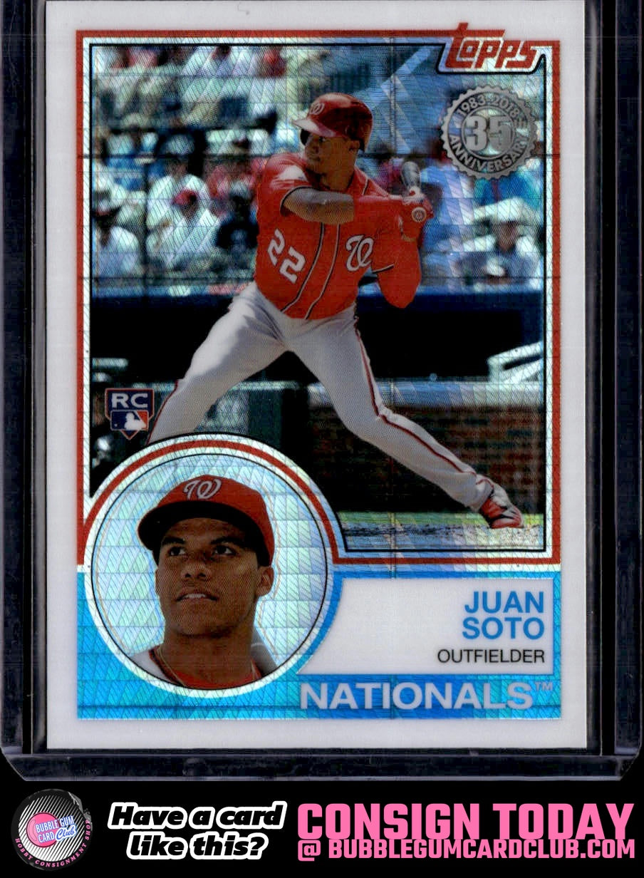 2018 Topps Update Juan Soto Silver Pack Washington Nationals