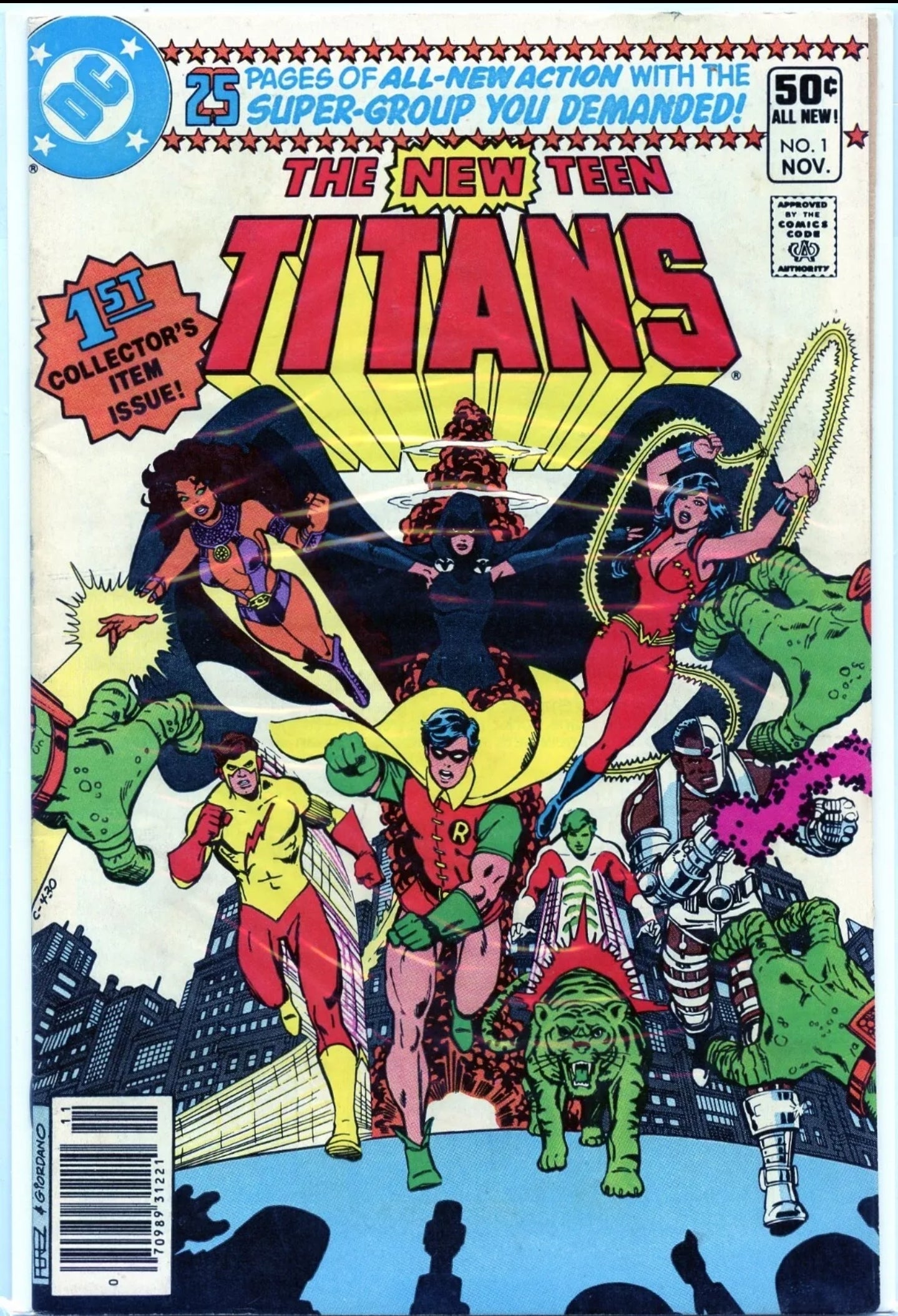 New Teen Titans #1 DC Comics 1980