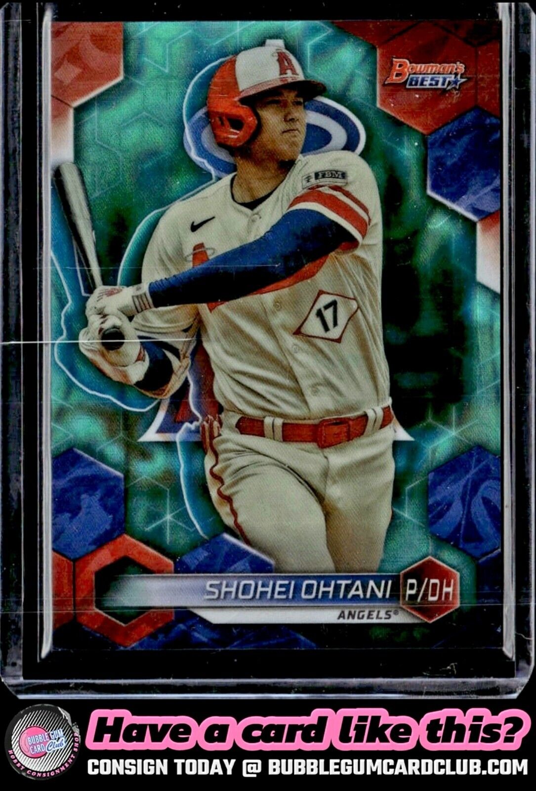 2023 Bowman's Best Shohei Ohtani Aqua Lava /199 Refractors Los Angeles Angels