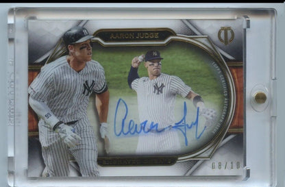 2021 Topps Tribute Engraved Greats Aaron Judge Auto /10 New York Yankees