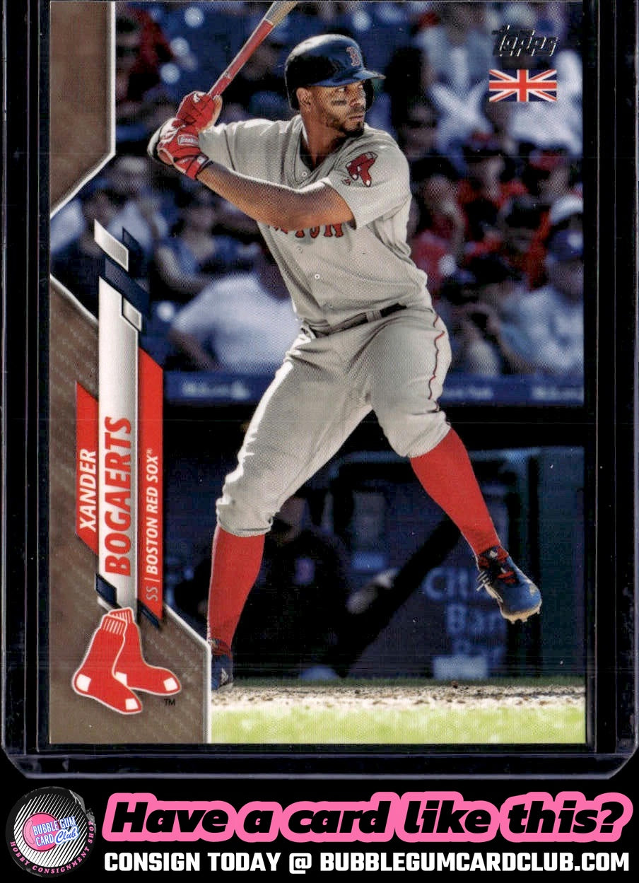 2020 Topps UK Edition: Gold Xander Bogaerts Boston Red Sox