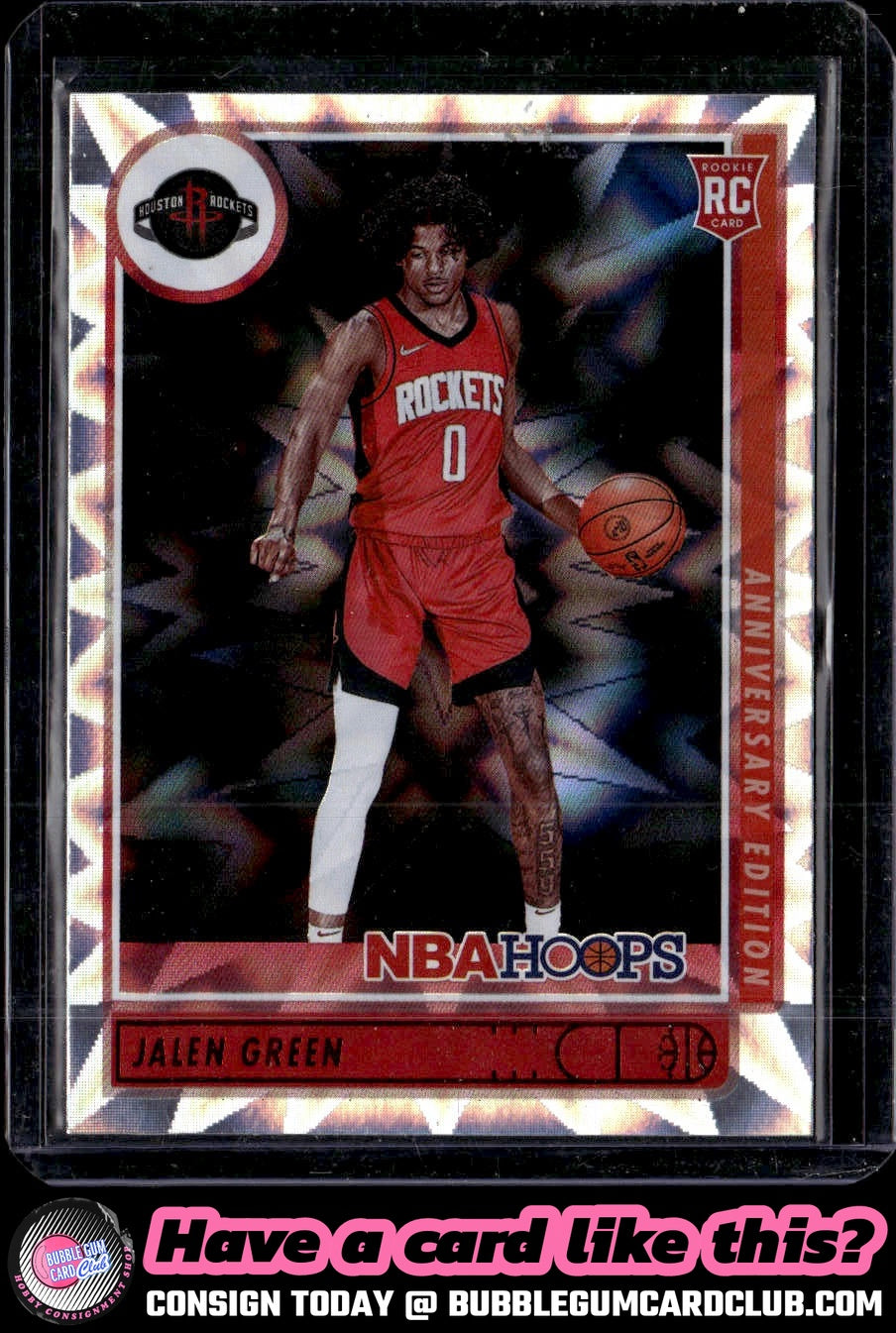 2021-22 Hoops Jalen Green Anniversary Edition Rookie Explosion Houston Rockets