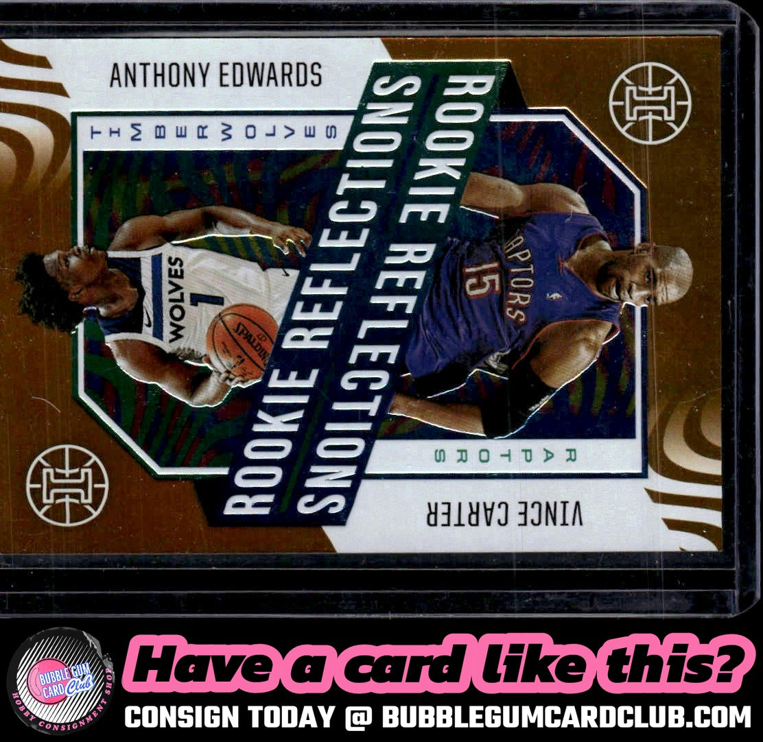 2020-21 Panini Illusions Vince Carter / Anthony Edwards Rookie Orange /75