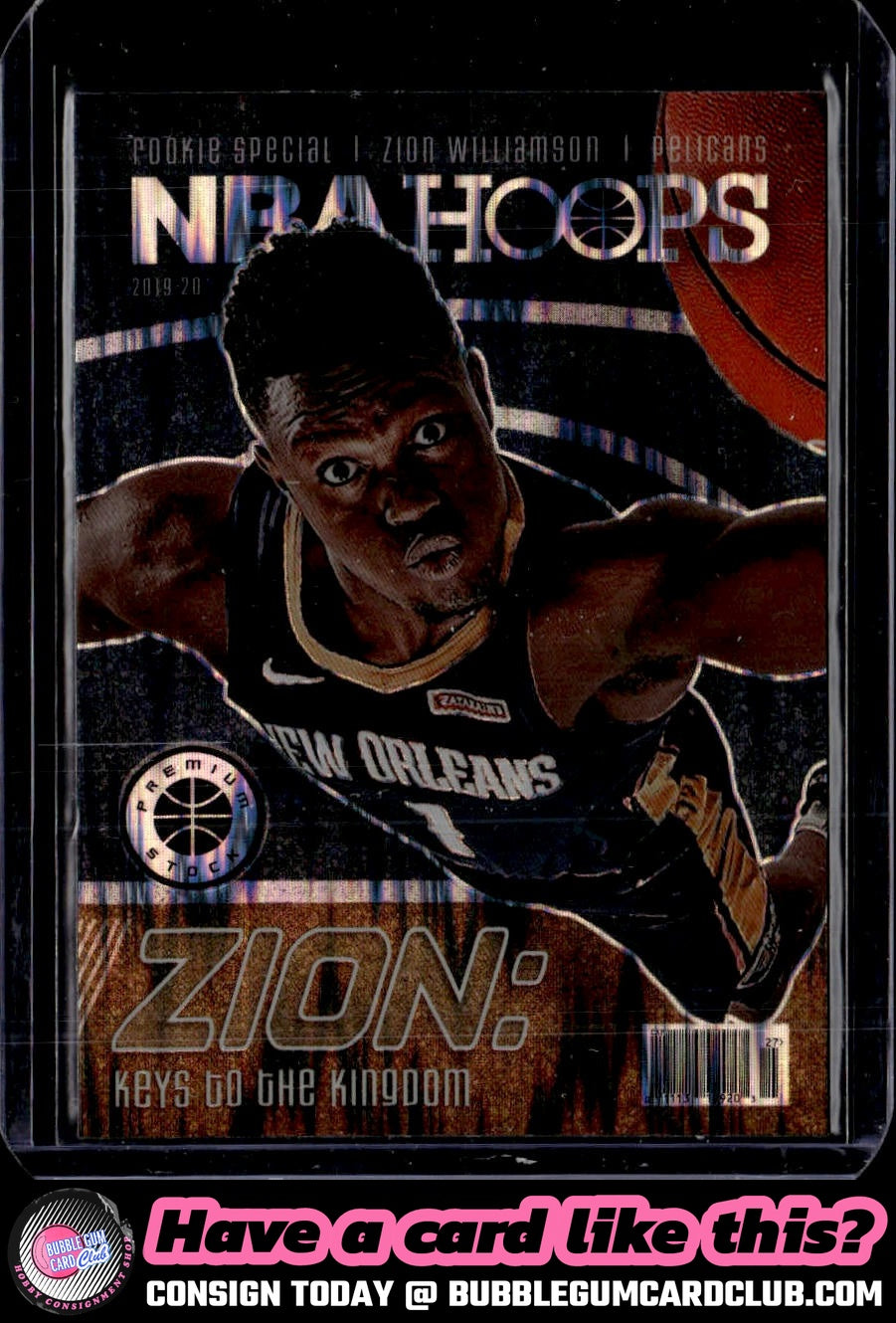 2019-20 Hoops Zion Williamson Rookie Special Flash New Orleans Pelicans