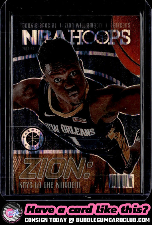 2019-20 Hoops Zion Williamson Rookie Special Flash New Orleans Pelicans