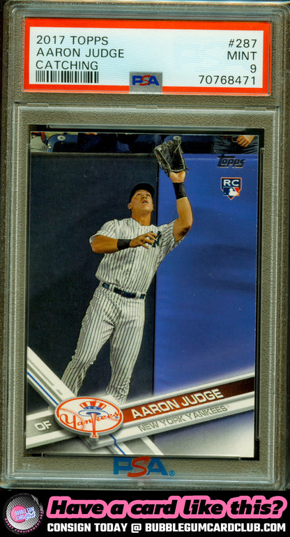 2017 Topps Aaron Judge New York Yankees PSA 9 70768471