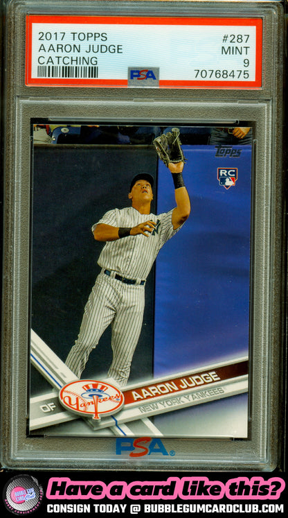 2017 Topps Aaron Judge New York Yankees PSA 9 70768475