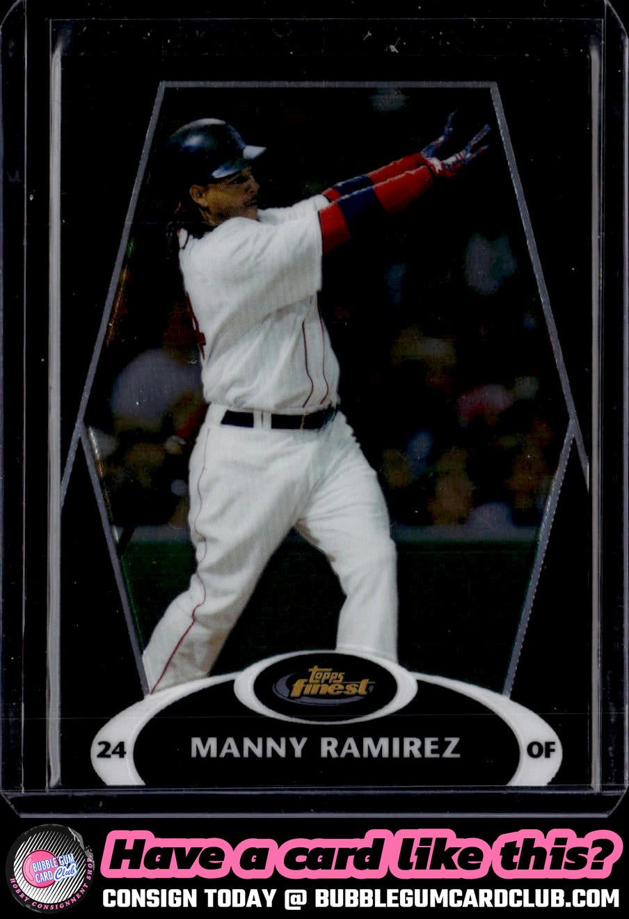 2008 Finest Manny Ramirez Refractors Black #/99 Boston Red Sox