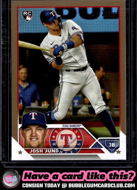 2023 Topps Josh Jung Gold /2023 Texas Rangers