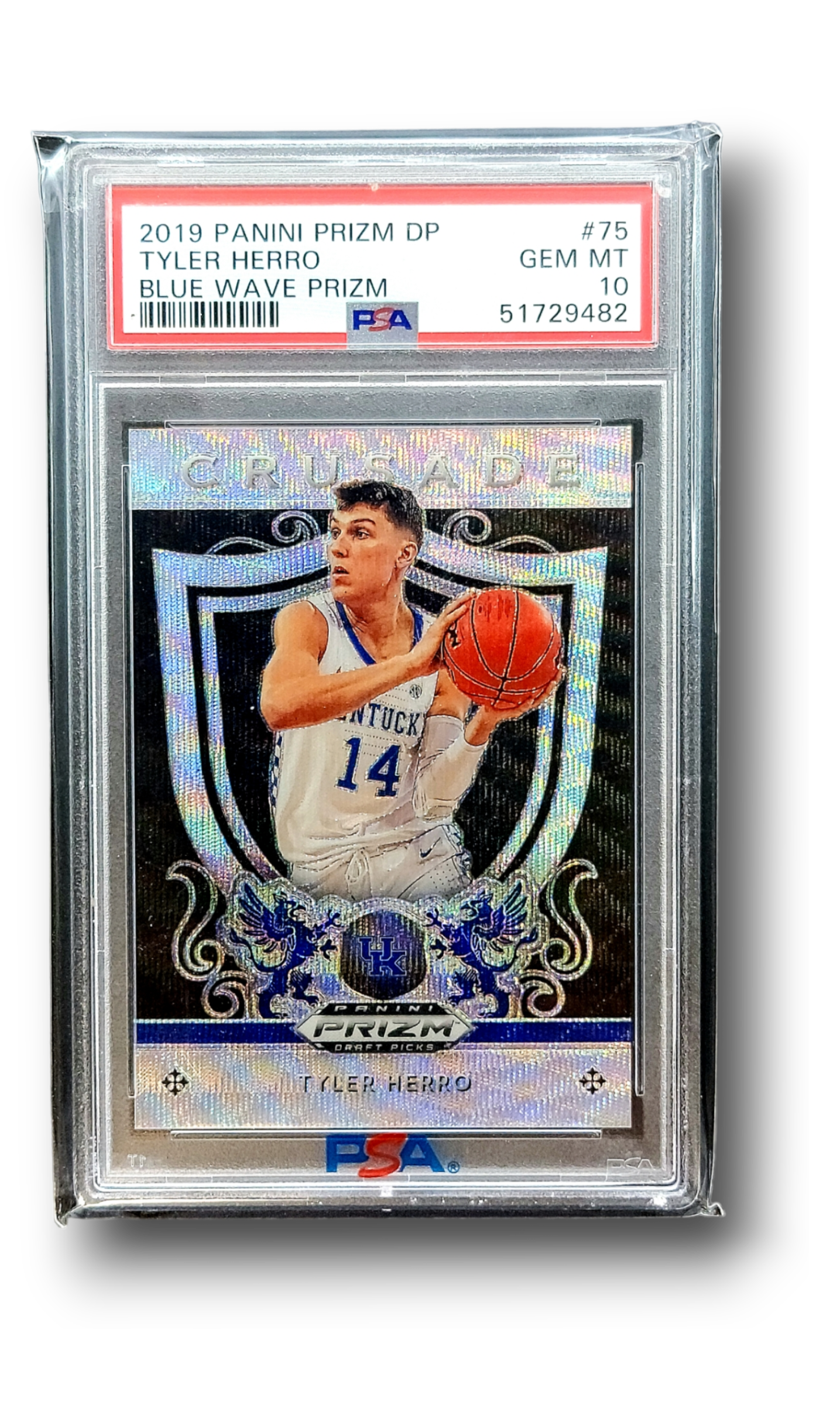 2019 Panini Prizm DP Tyler Herro Blue Wave Prizm /299