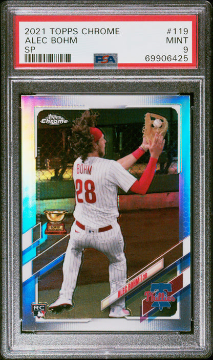 2021 Topps Chrome Alec Bohm SP